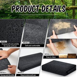 Moisture <b>Mat</b> Outdoor Storage Shed Floor <b>Mat</b> <b>Waterproof</b> Carport <b>Mat</b> Thickened Soft Patio Furniture Pad Washable Non-Slip Backing - Product Image 4