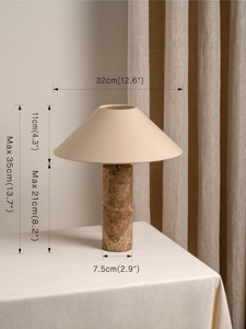 Lámpara Decorativa de Mármol Premium Diseñada para Elevar la Elegancia de Salas de Estar, Dormitorios e Interiores de Hoteles con una Elegancia Duradera - Product Image 5