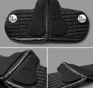 Almohadilla de Montar Personalizada para Salto de Estilo Doma Clásica |   Almohadilla de Montar a Caballo Acolchada, Transpirable y Resistente a los Impactos, con Forro de Malla y Cubierta de Algodón |   Antideslizante para Caballos - Product Image 2