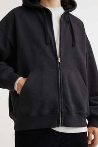 Sweat à capuche zippé décontracté pour homme, vêtement confortable et doux pour un style de vie actif - Product Image 6