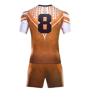 Sublimation Custom Rugby Uniforms Men's OEM Rugby <b>Shirts</b> Jersey Sportswear Rugby <b>Football</b> Wear High Quality 100% Polyester - Product Image 4