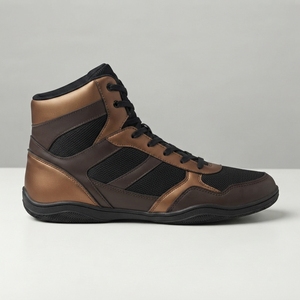 High Top Boxing Training <b>Shoes</b> Men Women Lightweight Breathable Mesh Footwear Flexible Grip Sole <b>Non</b> <b>Slip</b> Gym Workout Practice - Product Image 4