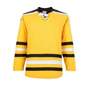 Venta al por Mayor de Camisetas de Hockey sobre Hielo Sublimadas con Logotipo Personalizado, 100% Poliéster, Secado Rápido, Transpirables, Cómodas, Colores y Tallas Personalizadas - Product Image 1