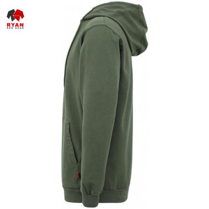 Sweat à capuche personnalisé streetwear, 100% coton, de haute qualité, lourd, pour hommes - Product Image 4