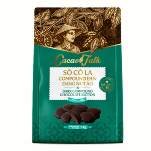 Venta al por Mayor, Fabricación y Venta Minorista OEM/ODM, Chocolate Negro Compuesto HALAL en Botones de Cacao 1KG, para Repostería, Galletas, Envío Directo Global - Product Image 1