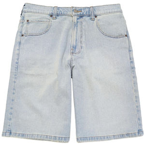 Shorts en jean bleu foncé coupe ample pour homme avec motif unique – Style urbain tendance - Product Image 1