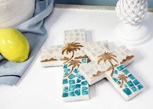 Handmade Capiz Shell Cross <b>Wall</b> Decor Religious <b>Wall</b> Art Coastal <b>Wall</b> Hanging <b>MOP</b> Shell Cross Decoration Home Decor Accent Gift - Product Image 6