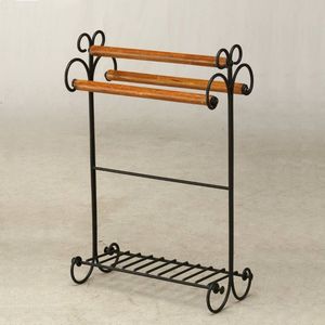 Home Decor Metal Towel Stand Holder For Bathroom Freestanding <b>Rack</b> With Elegant Frame And Strong Structure - Product Image 1