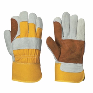 Gants de sécurité industriels en cuir de vachette renforcé, antistatiques, anti-vibrations, avec manchette de sécurité, dos en coton perforé, modèle Rigger 11 - Product Image 5