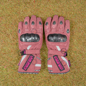 Guantes de Motociclismo Lazib Sports Premium Racing con Cierre de Gancho y Bucle, Impermeables, Transpirables, con Puño Largo, Palma de Cuero y Protección para Nudillos - Product Image 1