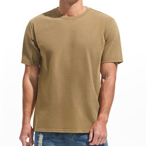 เสื้อยืดผู้ชายพรีเมียม ผ้าฝ้าย 100% หนัก 180 กรัม ทรงโอเวอร์ไซส์ ไหล่ตก ลายเรียบ เสื้อยืดถักคุณภาพพรีเมียมสำหรับผู้ชาย - Product Image 1