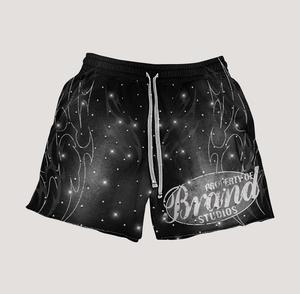 Conjunto de camiseta y pantalones cortos de algodón 100% al por mayor, 2 piezas, con logotipo bordado/impreso personalizado, hombros caídos, estilo oversized, para hombre, conjunto de verano. - Product Image 5