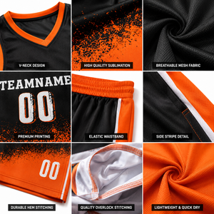 Divisa da Basket Personalizzata, Set Maglia e Pantaloncini Sublimati, Nome e Numero della Squadra Personalizzati, OEM ODM Abbigliamento Sportivo per Squadre - Product Image 3