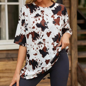 T-shirts classiques à col rond pour femmes, surdimensionnés, 100% coton, décontractés, coupe ample, légers, élégants, vêtements de mode d'été - Product Image 4