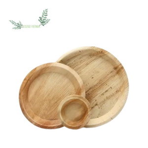 Biodegradable Areca Leaf Serving <b>Plates</b> <b>Disposable</b> Palm Leaf <b>Plates</b> for BBQ Picnic Wedding and Party Supplies Made in Vietnam - Product Image 1