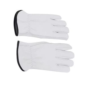 Gants de travail en cuir de vachette de qualité supérieure, gants de protection pour les mains, gants de sécurité industrielle, gants de conduite robustes - Product Image 5