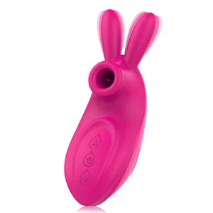 2 in 1 Rabbit Sex Toys sucking with tongue licking for Womens Clit Nipple G Spot Stimulation Rechargeable Waterproof supplier