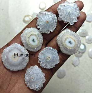 2025 naturel haute qualité solaire Quartz Cabochon les deux côtés poli Looese pierre précieuse pour bijoux accessoires pierre collier gemme - Product Image 3