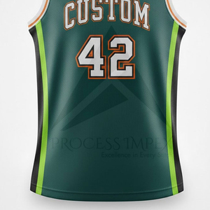 Maillot de basket-ball pour hommes et femmes, uniforme sportif personnalisé OEM, tissu en maille léger à séchage rapide, vêtements d'entraînement - Product Image 4