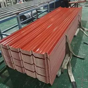 Tôle de <span class=keywords><strong>Toiture</strong></span> Ondulée <span class=keywords><strong>en</strong></span> Aluminium-<span class=keywords><strong>Zinc</strong></span> DX51D de Haute Qualité, Tuile Métallique Pressée Pleine Dureté pour Décoration Murale et de <span class=keywords><strong>Toiture</strong></span>, Taille Personnalisée - Product Image 1
