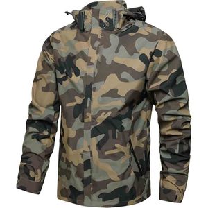 Nouvelles vestes tactiques camouflage personnalisées 2026 imperméables à col montant, chaudes et à capuche pour la pêche et la chasse au cerf pour hommes - Product Image 1