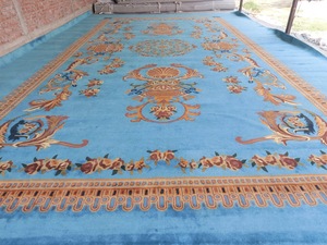 Alfombra Elegante Hecha a Mano, Alfombra de Lana Roja Suave y Duradera, Perfecta para Sala de Estar, Dormitorio, Decoración del Hogar - Product Image 4