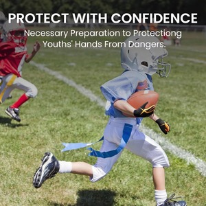 <b>Football</b> Receiver Gloves Men Adult Receiving Gloves Grip Gloves Breathable USA Flag High Grip American <b>Football</b> Receiver Gloves - Product Image 5