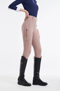 Pantalones de equitación de verano con bolsillos, antideslizantes de silicona, ajustados, transpirables, para mujer - Product Image 2