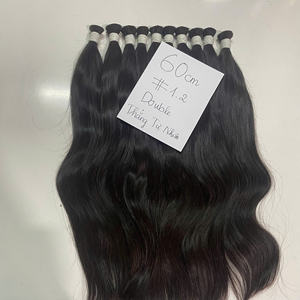 Cheveux longs naturels en vrac de haute qualité 100% cheveux humains crus vietnamiens vente entière 2025 produits tendance - Product Image 5