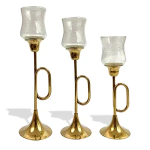 Portavelas de Lujo Hecho a Mano para un Estilo Premium en Interiores de Oficina, Resistente al Calor para un Uso Seguro y en Altas Temperaturas - Product Image 1