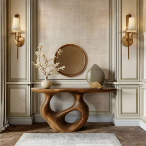 โต๊ะคอนโซลสไตล์บ้านไร่ โต๊ะคอนโซลไม้ reclaimed ทำมือ โต๊ะวางของหน้าประตูไม้ งานเฟอร์นิเจอร์คอนโซล ของตกแต่งบ้านที่ไม่เหมือนใคร - Product Image 3