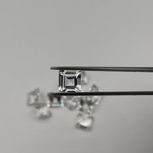 Topacio Blanco Natural, Corte Cuadrado, 9mm, Gema Suelta para Joyería - Product Image 1