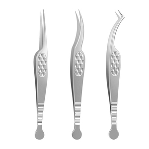 Outil de pose et de retrait de cils en acier inoxydable au design personnalisé, applicateur de cils en acier inoxydable - Product Image 1