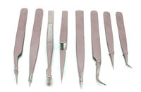 Pinces de bijoutier universelles de haute qualité en acier inoxydable, micro-pinces, fabrication de bijoux, ensemble d'instruments de qualité supérieure, 8 pièces, CE TAIDOC