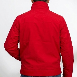 Men's <b>Red</b> Nylon Windbreaker <b>Jacket</b> Lightweight Casual Zip Up Outerwear Manufacture Premium Street Fashion OEM <b>jacket</b> for men - Product Image 5