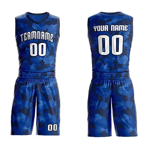 Maillots de basket-ball réversibles respirants à transfert thermique, derniers modèles, conception personnalisée, fabrication OEM sur mesure, évacuation rapide de l'humidité - Product Image 1