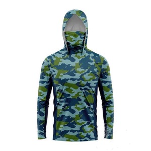 Sweat à capuche de pêche pour homme en bambou, confortable et personnalisé, motif camouflage, séchage rapide, protection UV, sublimation UPF50 - Product Image 3