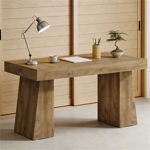 โต๊ะทำงานไม้สมัยใหม่ โต๊ะคอมพิวเตอร์ โต๊ะอ่านหนังสือ - Product Image 3