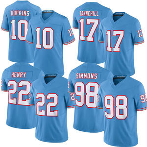 Maillot de football américain personnalisé de qualité supérieure Keon Coleman 0 Khalil Shakir 10 Josh Allen 17 Damar Hamlin 3 Dalton Kincaid 86 Équipe - Product Image 3