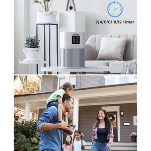 495875 Purificatore d'Aria Domestico 2-in-1 con Filtro a Carbone Attivo, Particelle da 0,3 Micron, Funzione Aromaterapia, Purificazione dell'Aria fino a 140m2 - Product Image 5