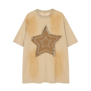 Camisetas de Hombre con Logotipo Bordado en Parche, Algodón y Poliéster, Bordado Desgastado, 260 g/m², con Talla y Diseño Personalizados - Product Image 5