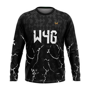 Camiseta Deportiva de Compresión Personalizada para Hombre con Logotipo Personalizado, de Secado Rápido, Alta Elasticidad, Ajuste Ceñido y Ecológica - Product Image 2