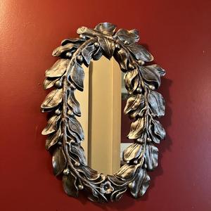 Miroir mural d'intérieur design, motif feuille, décoration classique et moderne, plusieurs finitions disponibles. - Product Image 6