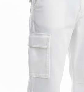 Pantalones Cargo Casuales para Hombre, Hechos a Medida, Ligeros, de Cintura Alta, 100% Algodón Twill, Transpirables, Ecológicos, con Logotipo Personalizado, de Alta Calidad - Product Image 3