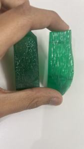 Émeraude brute synthétique hydrothermale de laboratoire, de qualité facettage, provenant du Chili et de Zambie, pour la lapidature et la découpe de pierres précieuses. - Product Image 3