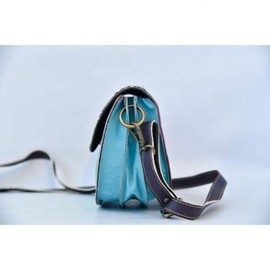 Offre Spéciale en cuir véritable personnalisé luxe imprimé léopard vache cheveux dames conception malté couleur sac à bandoulière offre de prix réduit - Product Image 3