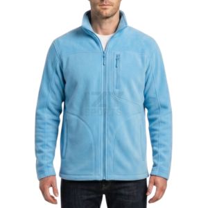 Chaqueta de Forro Polar Azul Índigo Oscuro con Botones, Tipo Camisa, Cuello Clásico Delantero, Bolsillos Simétricos en el Pecho - Product Image 5