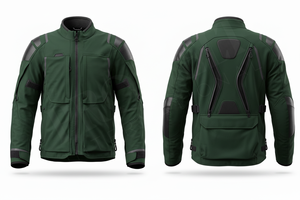 เสื้อแจ็คเก็ตมอเตอร์ไซค์สั่งทำขายส่ง พร้อมแผ่นรองป้องกันและกระเป๋าอเนกประสงค์ กันน้ำ ทนทาน ดีไซน์แข็งแรง - Product Image 2