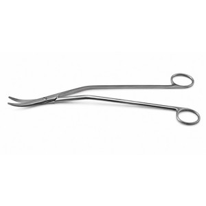 Tijeras Cardiovasculares LITWAK con Punta Angulada Lateral, Longitud Total 11 pulgadas (27.9 cm), Instrumento Quirúrgico ZETOMEDPRO - Product Image 1