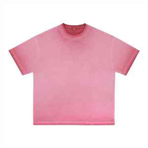 Camiseta Deportiva de Algodón Grueso para Hombre, Estilo Urbano, para Gimnasio y Entrenamiento, con Estampado DTG Personalizado, Hombros Caídos, Corte Holgado, Moda Atlética - Product Image 2